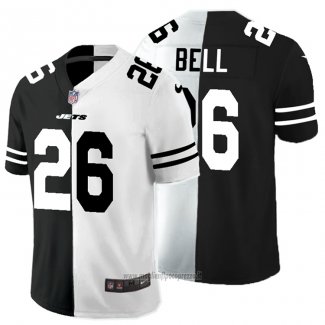 Maglia NFL Limited New York Jets Bell Black White Split
