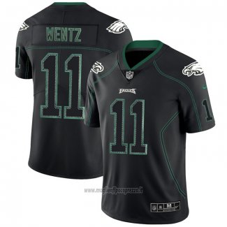 Maglia NFL Limited Philadelphia Eagles Wentz Lights Out Nero
