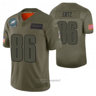 Maglia NFL Limited Philadelphia Eagles Zach Ertz 2019 Salute To Service Verde