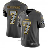 Maglia NFL Limited Pittsburgh Steelers Roethlisberger Static Fashion Grigio