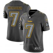 Maglia NFL Limited Pittsburgh Steelers Roethlisberger Static Fashion Grigio