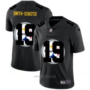 Maglia NFL Limited Pittsburgh Steelers Smith-Schuster Logo Dual Overlap Nero