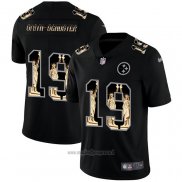 Maglia NFL Limited Pittsburgh Steelers Smith-schuster Statue Of Liberty Fashion Nero