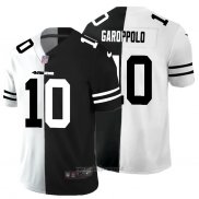 Maglia NFL Limited San Francisco 49ers Garoppolo White Black Split