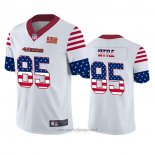 Maglia NFL Limited San Francisco 49ers George Kittle Independence Day Bianco