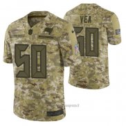 Maglia NFL Limited Tampa Bay Buccaneers 50 Vita Vea 2018 Salute To Service Camuffamento