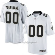 Maglia NFL New Orleans Saints Personalizzate Bianco