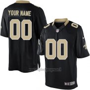 Maglia NFL New Orleans Saints Personalizzate Nero