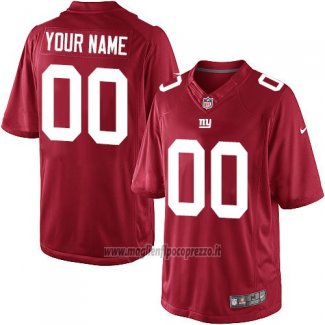 Maglia NFL New York Giants Personalizzate Rosso
