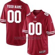 Maglia NFL San Francisco 49ers Personalizzate Rosso