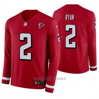 Maglia NFL Therma Manica Lunga Atlanta Falcons Matt Ryan Rosso