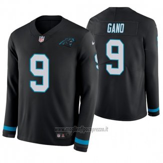 Maglia NFL Therma Manica Lunga Carolina Panthers Graham Gano Nero