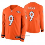Maglia NFL Therma Manica Lunga Denver Broncos Kevin Hogan Arancione