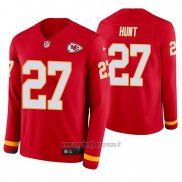 Maglia NFL Therma Manica Lunga Kansas City Chiefs Kareem Hunt Rosso