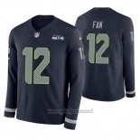 Maglia NFL Therma Manica Lunga Seattle Seahawks Fan Blu