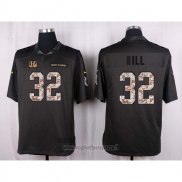 Maglia NFL Anthracite Cincinnati Bengals Hill Apagado Salute To Service Grigio