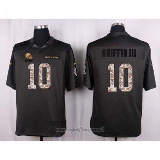 Maglia NFL Anthracite Cleveland Browns Griffin Iii 2016 Salute To Service