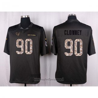 Maglia NFL Anthracite Houston Texans Clowney 2016 Salute To Service