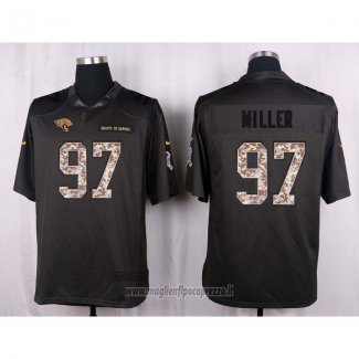 Maglia NFL Anthracite Jacksonville Jaguars Miller 2016 Salute To Service
