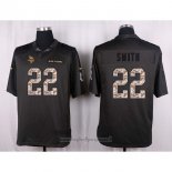 Maglia NFL Anthracite Minnesota Vikings Smith 2016 Salute To Service