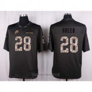 Maglia NFL Anthracite Washington Commanders Green 2016 Salute To Service