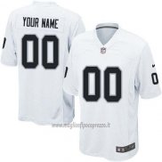 Maglia NFL Bambino Las Vegas Raiders Personalizzate Bianco