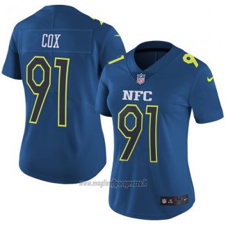 Maglia NFL Donna Pro Bowl NFC Cox 2017 Blu
