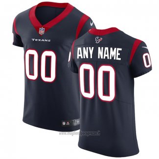 Maglia NFL Elite Houston Texans Personalizzate Vapor Untouchable Blu