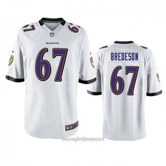 Maglia NFL Game Baltimore Ravens Ben Bredeson Bianco