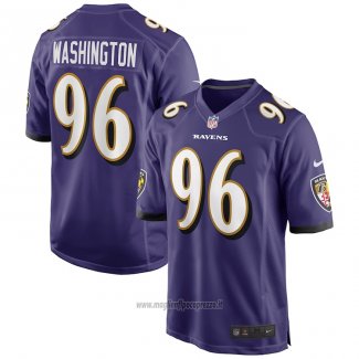 Maglia NFL Game Baltimore Ravens Broderick Washington Viola