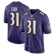 Maglia NFL Game Baltimore Ravens Dalvin Cook Viola