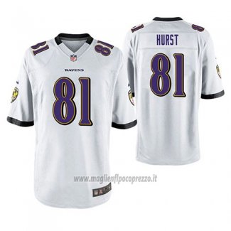 Maglia NFL Game Baltimore Ravens Hayden Hurst Bianco