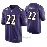 Maglia NFL Game Baltimore Ravens Mark Ingram Jr. Viola