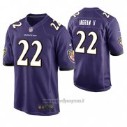 Maglia NFL Game Baltimore Ravens Mark Ingram Jr. Viola