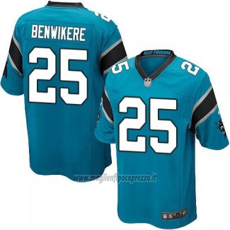 Maglia NFL Game Bambino Carolina Panthers Benwikere Lago Blu