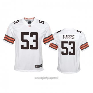Maglia NFL Game Bambino Cleveland Browns Nick Harris 2020 Bianco