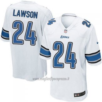 Maglia NFL Game Bambino Detroit Lions Lawson Bianco
