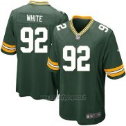 Maglia NFL Game Bambino Green Bay Packers White Verde Militar