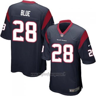 Maglia NFL Game Bambino Houston Texans Blue Nero