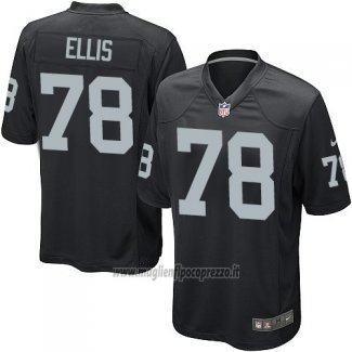 Maglia NFL Game Bambino Las Vegas Raiders Ellis Nero
