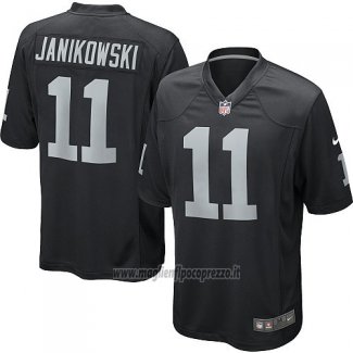 Maglia NFL Game Bambino Las Vegas Raiders Janikowski Nero