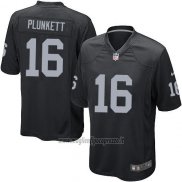 Maglia NFL Game Bambino Las Vegas Raiders Plunkett Nero
