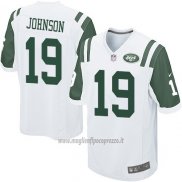 Maglia NFL Game Bambino New York Jets Johnson Bianco