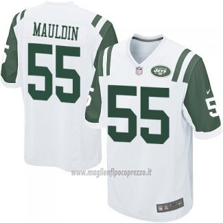 Maglia NFL Game Bambino New York Jets Mauldin Bianco