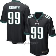 Maglia NFL Game Bambino Philadelphia Eagles Brown Nero