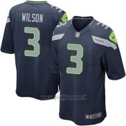 Maglia NFL Game Bambino Seattle Seahawks Wilson Blu Scuro