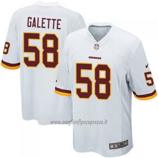 Maglia NFL Game Bambino Washington Commanders Galette Bianco