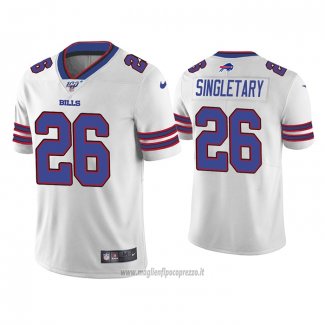 Maglia NFL Game Buffalo Bills Devin Singletary Vapor Bianco