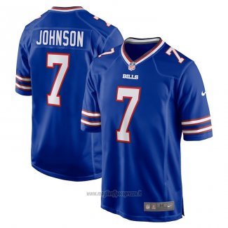 Maglia NFL Game Buffalo Bills Taron Johnson 7 Blu