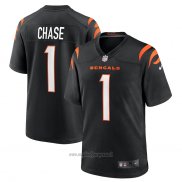 Maglia NFL Game Cincinnati Bengals Ja'marr Chase Nero